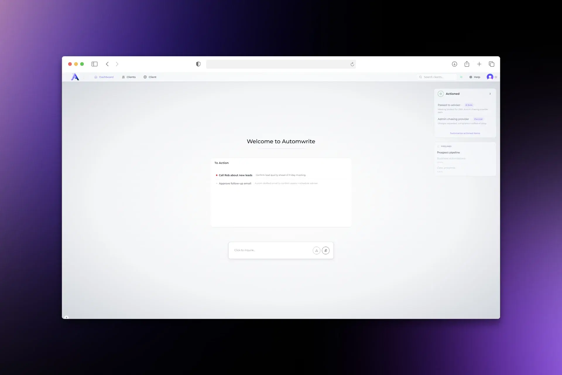 Autosync to the AI CRM