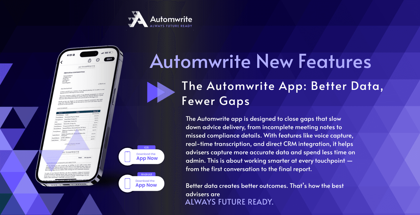 The Automwrite App: Better Data, Fewer Gaps