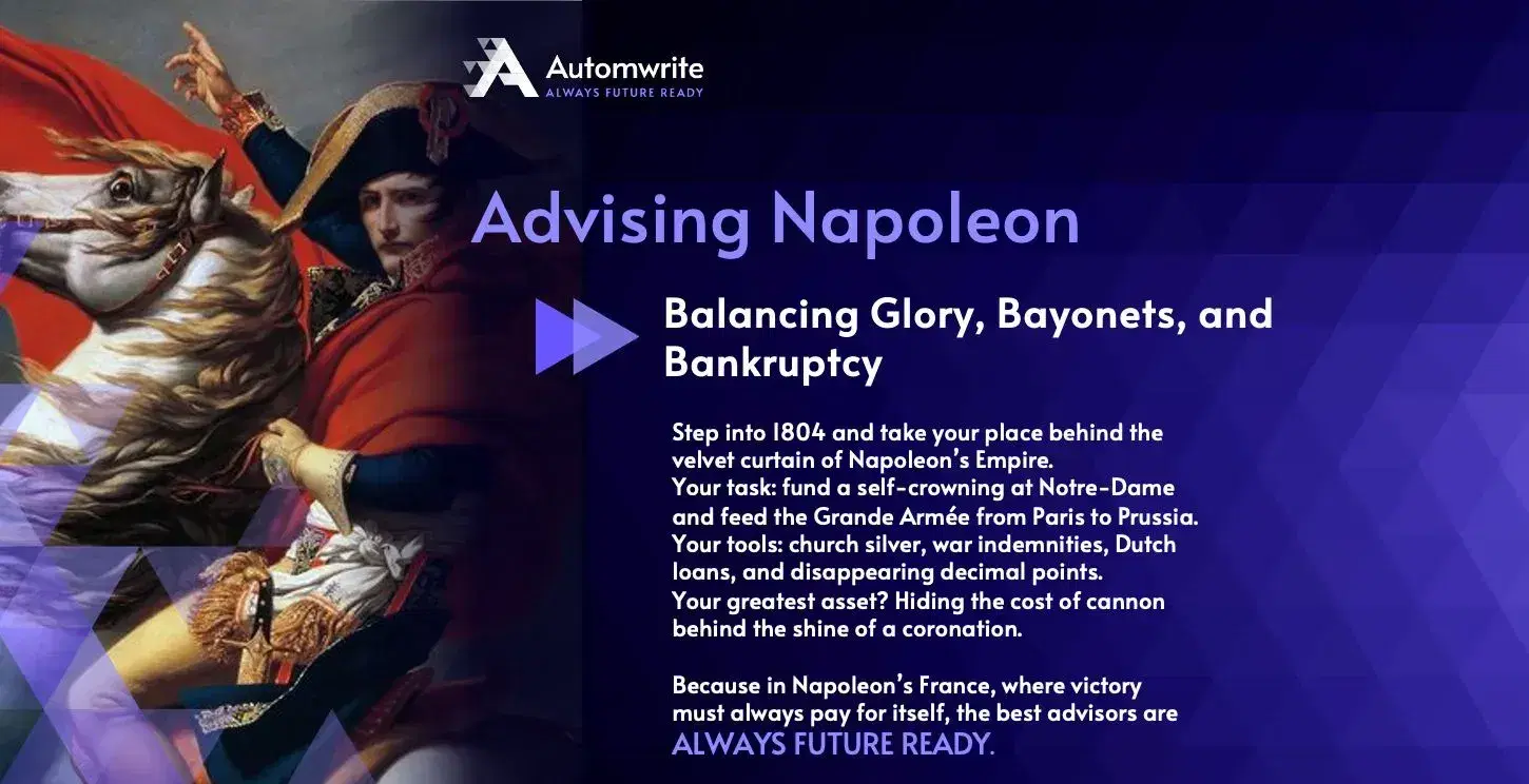 Balancing Glory, Bonaparte, and Bankruptcy