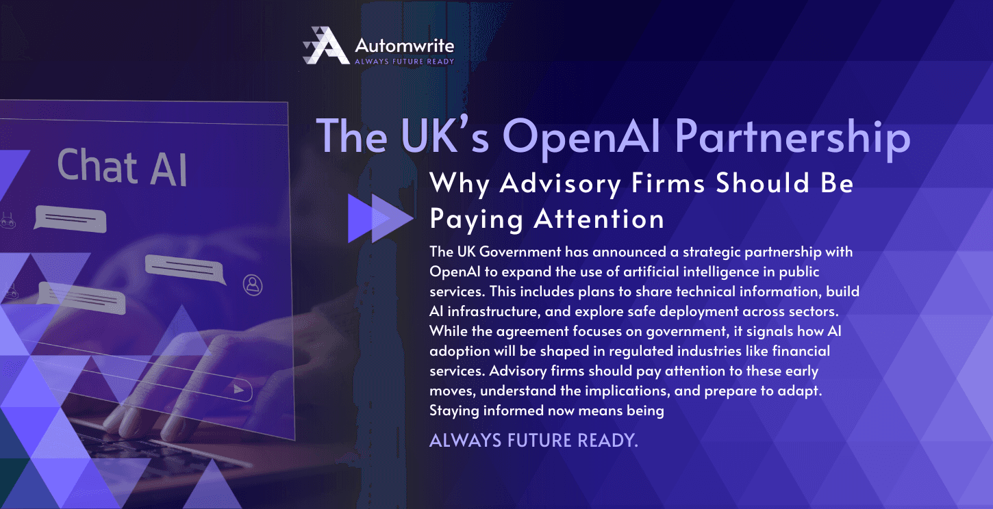AI for Financial Advisory Firms in Light of the OpenAI UK Partnership
