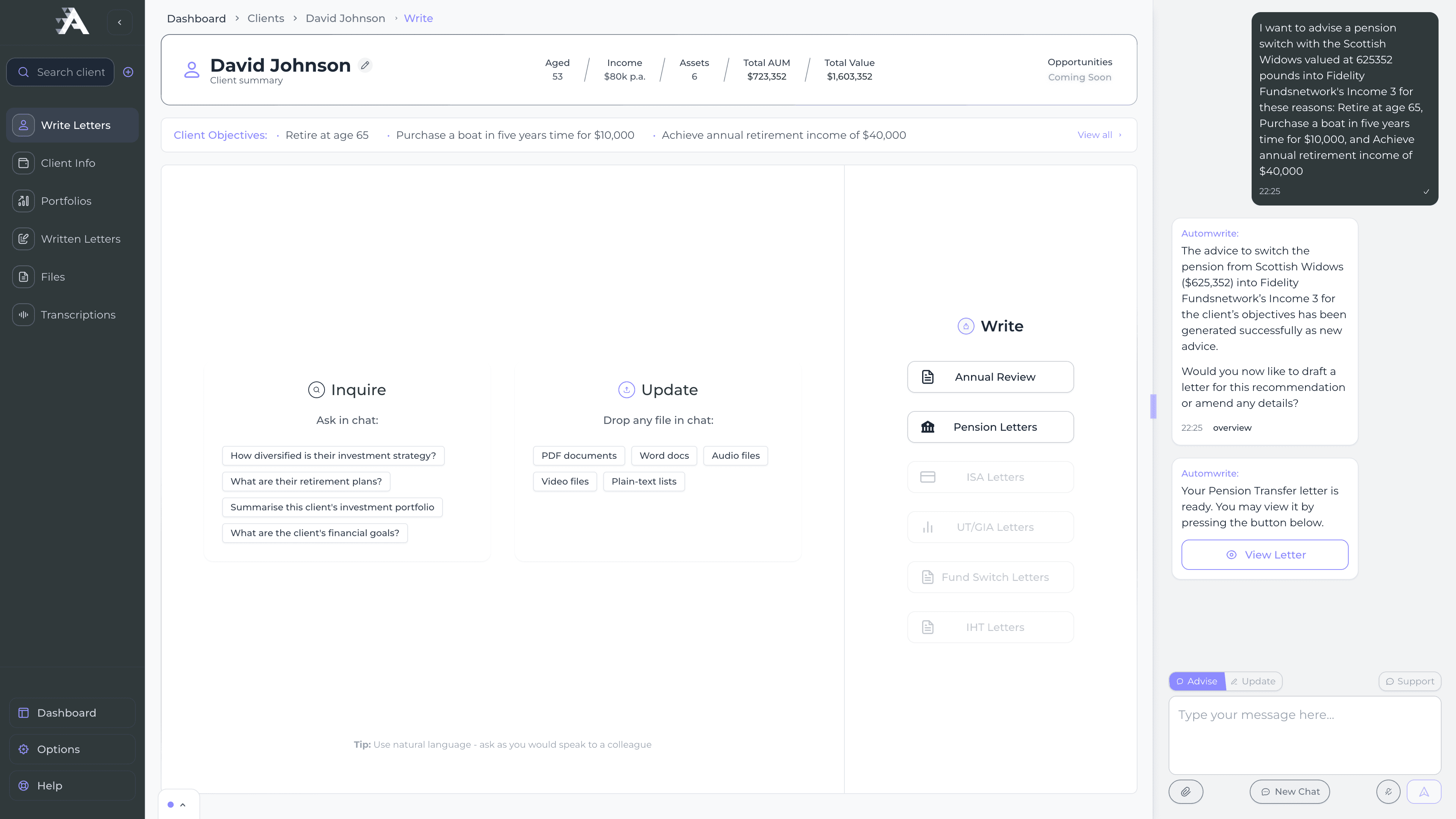 Automwrite Dashboard Preview - Technical Expert Work Automation Platform